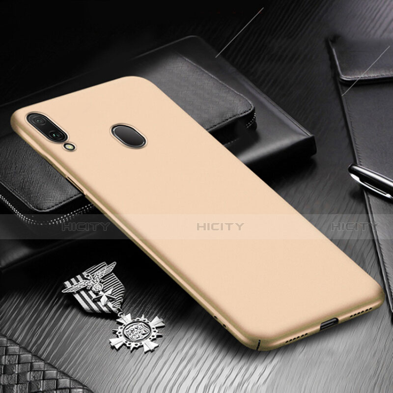 Custodia Plastica Rigida Cover Opaca M01 per Samsung Galaxy A30 Oro