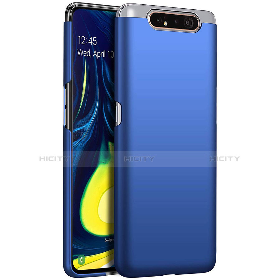 Custodia Plastica Rigida Cover Opaca M01 per Samsung Galaxy A80 Blu