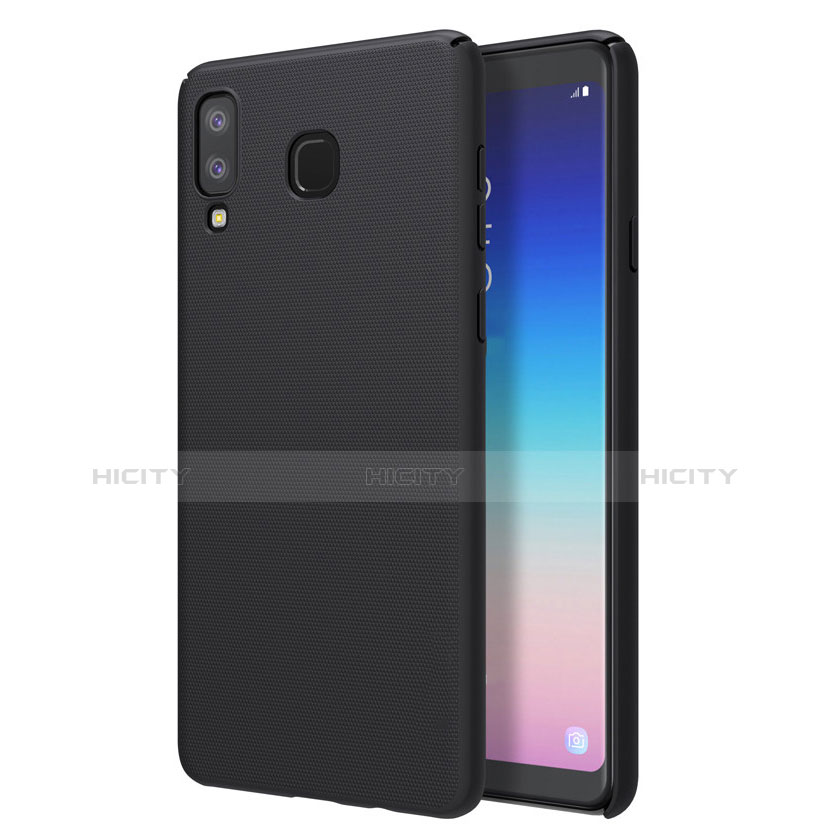 Custodia Plastica Rigida Cover Opaca M01 per Samsung Galaxy A9 Star SM-G8850 Nero