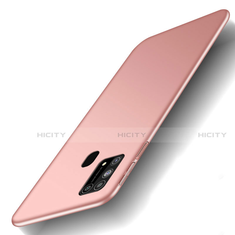 Custodia Plastica Rigida Cover Opaca M01 per Samsung Galaxy M21s Oro Rosa