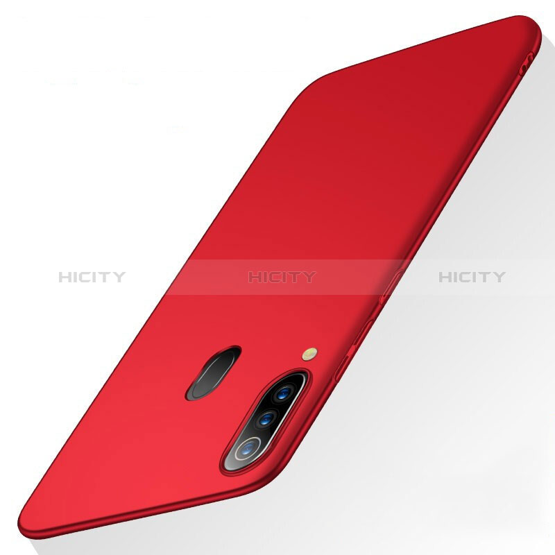 Custodia Plastica Rigida Cover Opaca M01 per Samsung Galaxy M40 Rosso