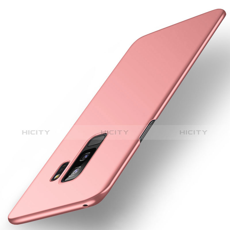 Custodia Plastica Rigida Cover Opaca M01 per Samsung Galaxy S9 Plus Oro Rosa