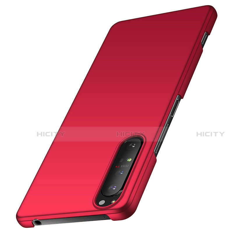 Custodia Plastica Rigida Cover Opaca M01 per Sony Xperia 1 II Rosso