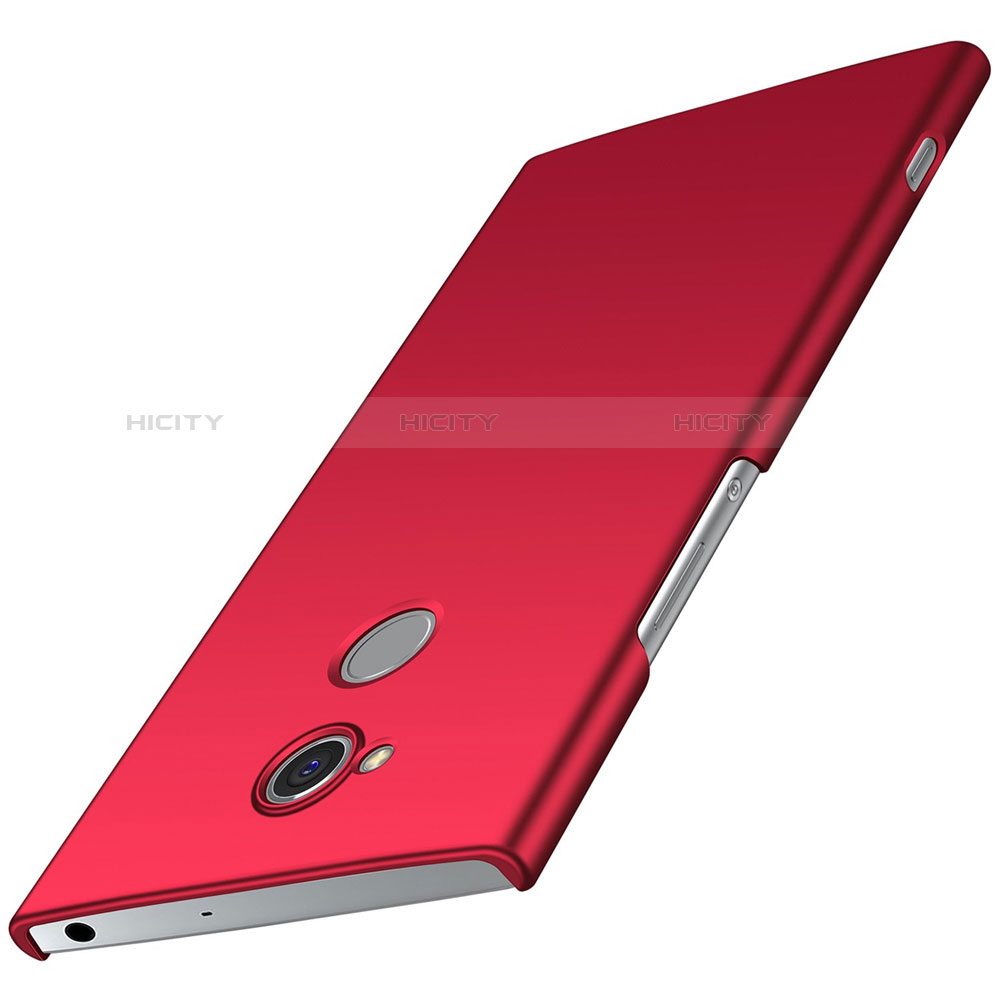 Custodia Plastica Rigida Cover Opaca M01 per Sony Xperia XA2 Plus Rosso
