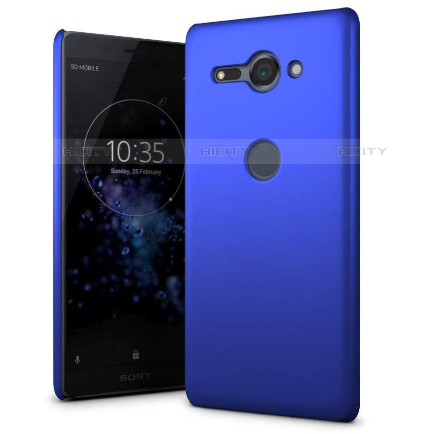 Custodia Plastica Rigida Cover Opaca M01 per Sony Xperia XZ2 Compact Blu