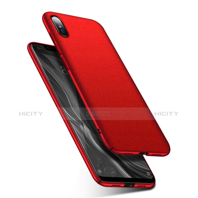 Custodia Plastica Rigida Cover Opaca M01 per Xiaomi Mi 8 Screen Fingerprint Edition Rosso
