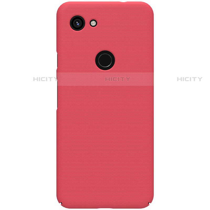 Custodia Plastica Rigida Cover Opaca M02 per Google Pixel 3a Rosso