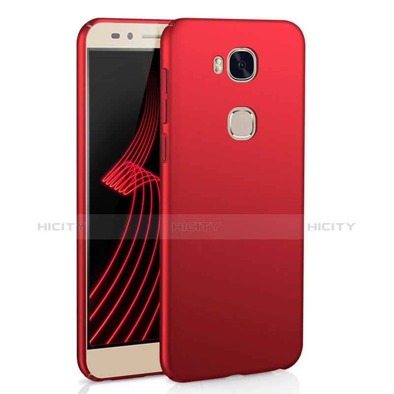 Custodia Plastica Rigida Cover Opaca M02 per Huawei GR5 Rosso