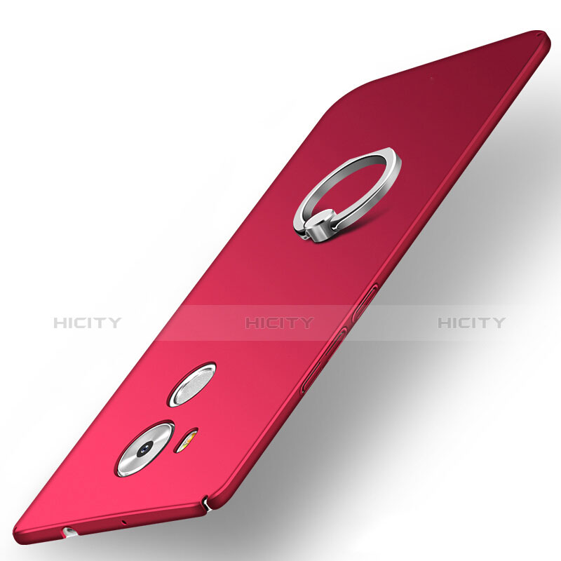 Custodia Plastica Rigida Cover Opaca M02 per Huawei Mate 8 Rosso