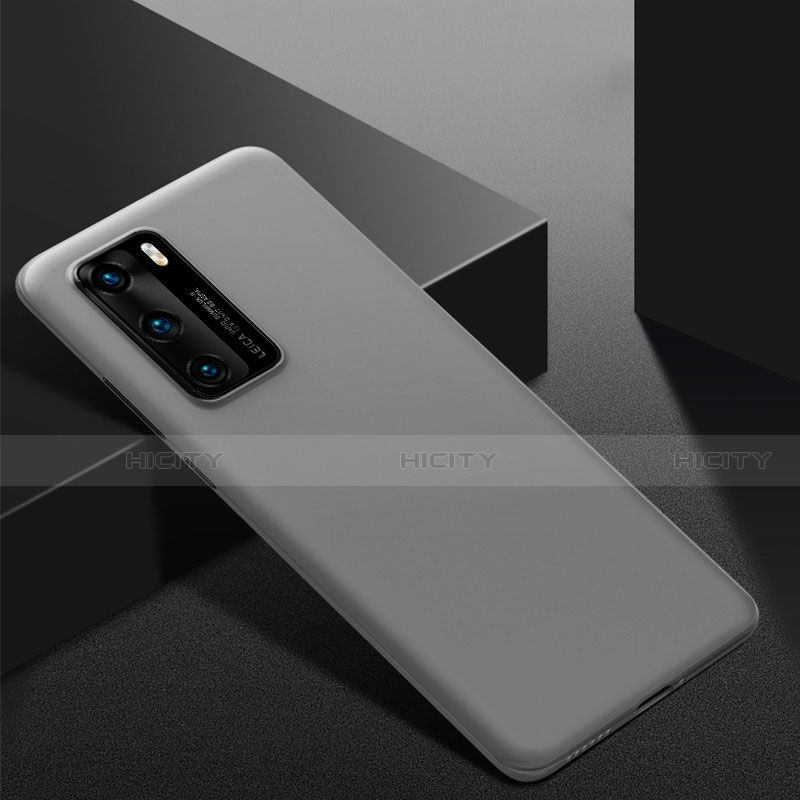 Custodia Plastica Rigida Cover Opaca M02 per Huawei P40 Grigio