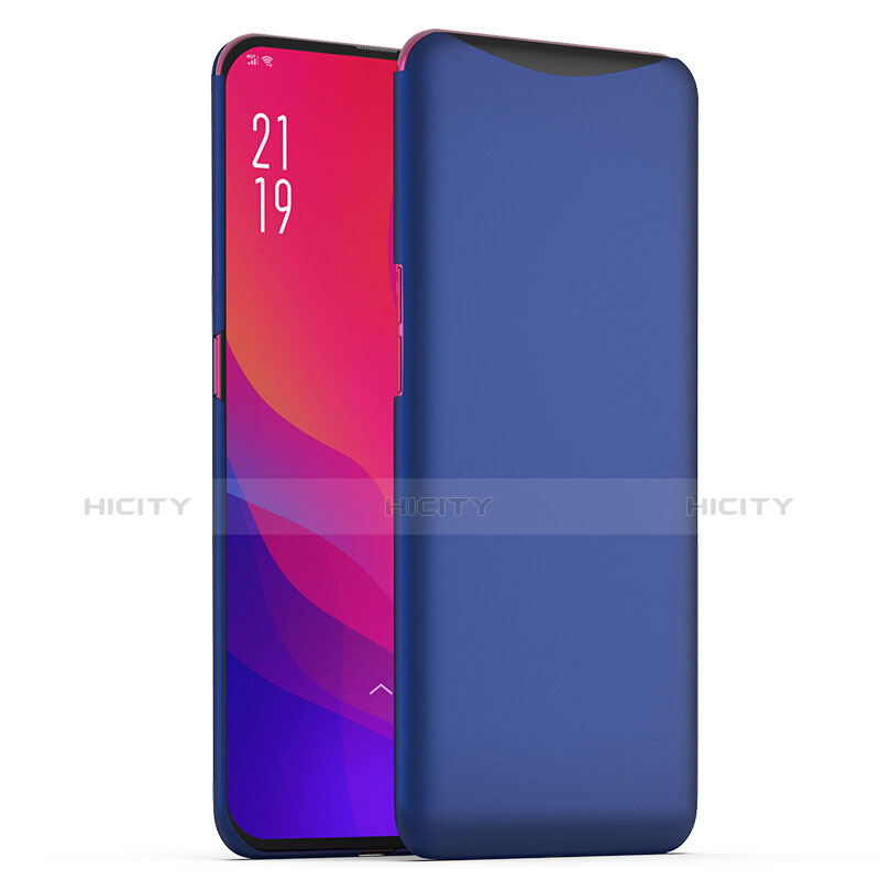 Custodia Plastica Rigida Cover Opaca M02 per Oppo Find X Blu