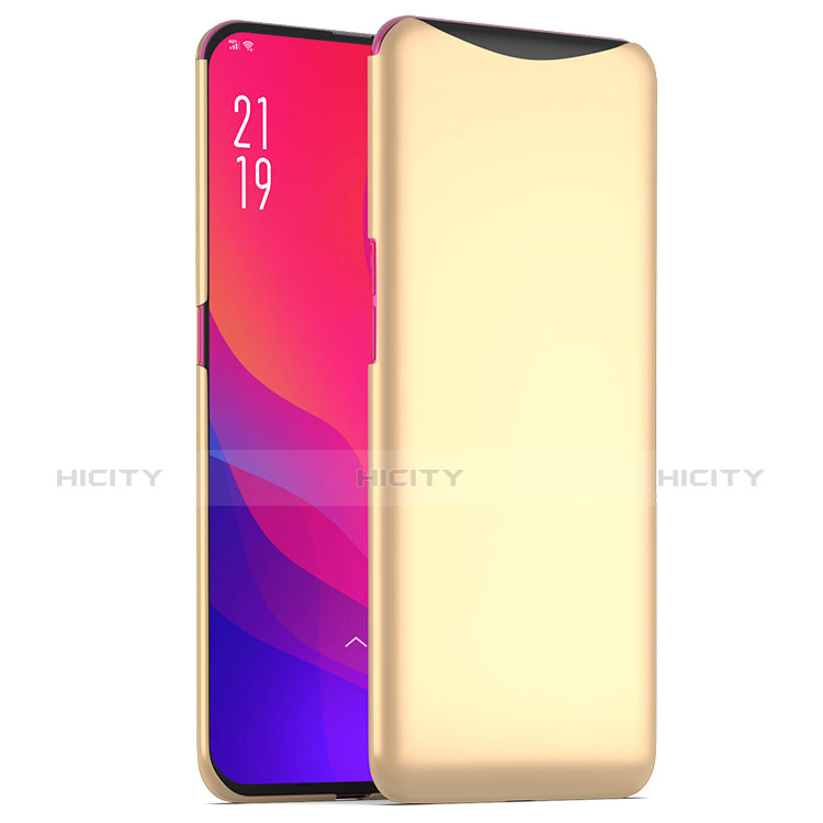 Custodia Plastica Rigida Cover Opaca M02 per Oppo Find X Super Flash Edition Oro