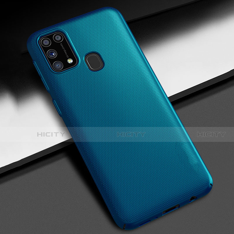 Custodia Plastica Rigida Cover Opaca M02 per Samsung Galaxy M21s Blu