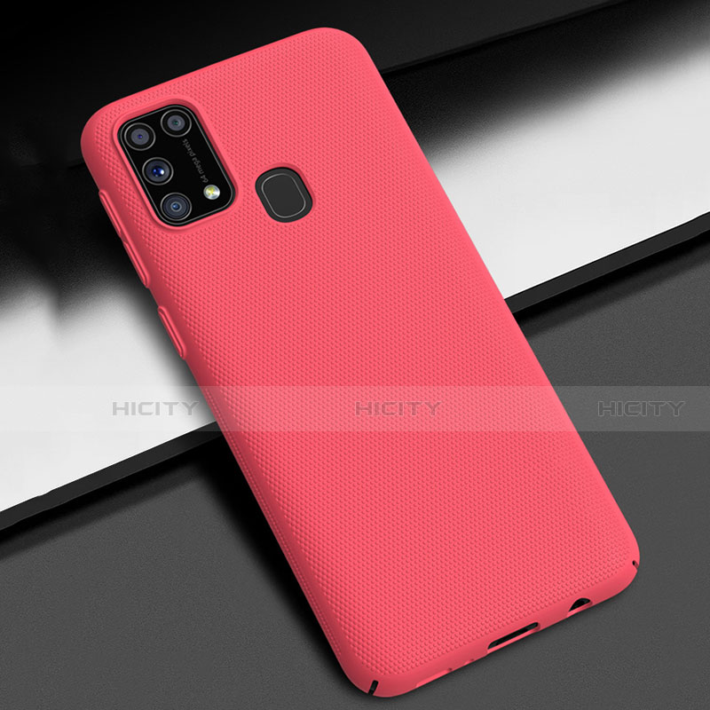 Custodia Plastica Rigida Cover Opaca M02 per Samsung Galaxy M31 Rosso
