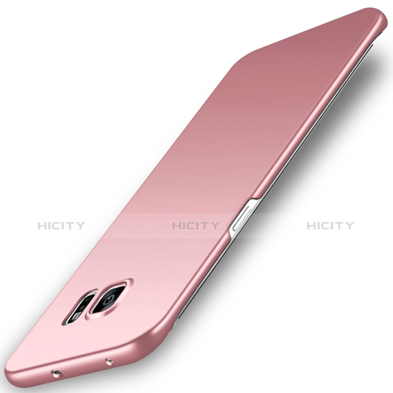 Custodia Plastica Rigida Cover Opaca M02 per Samsung Galaxy S6 Edge SM-G925 Oro Rosa