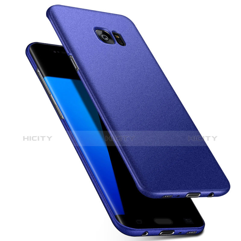 Custodia Plastica Rigida Cover Opaca M02 per Samsung Galaxy S7 Edge G935F Blu