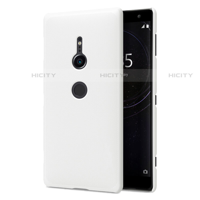 Custodia Plastica Rigida Cover Opaca M02 per Sony Xperia XZ2 Bianco