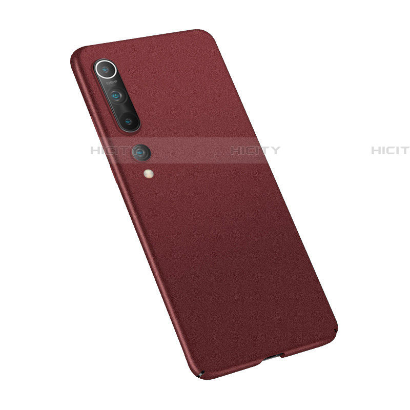 Custodia Plastica Rigida Cover Opaca M02 per Xiaomi Mi 10 Rosso Rosa