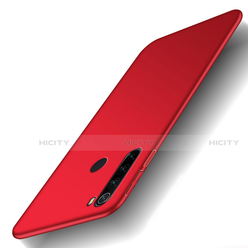 Custodia Plastica Rigida Cover Opaca M02 per Xiaomi Redmi Note 8 (2021) Rosso