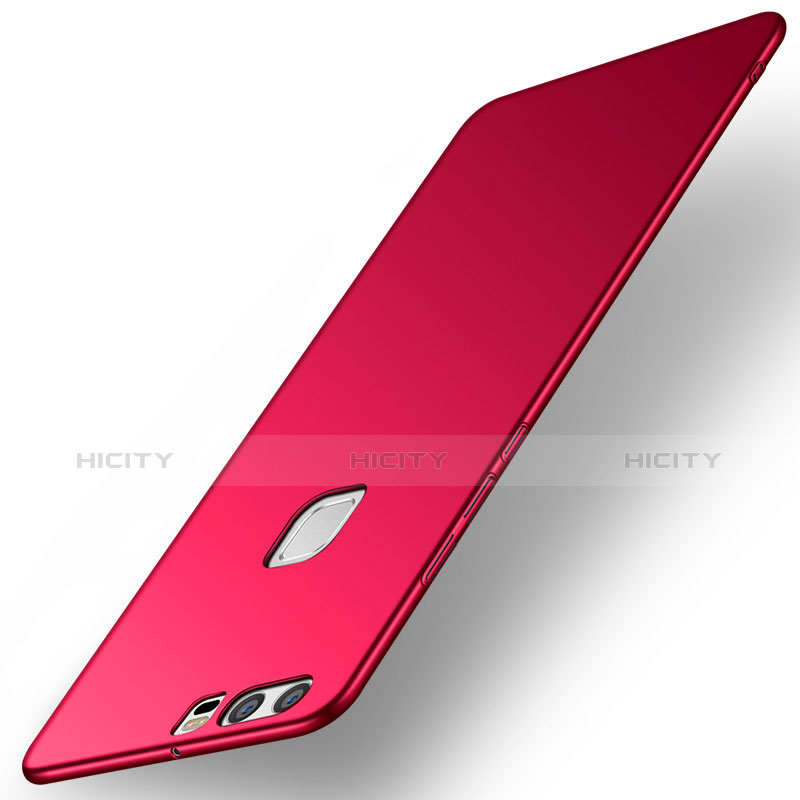 Custodia Plastica Rigida Cover Opaca M03 per Huawei P9 Plus Rosso
