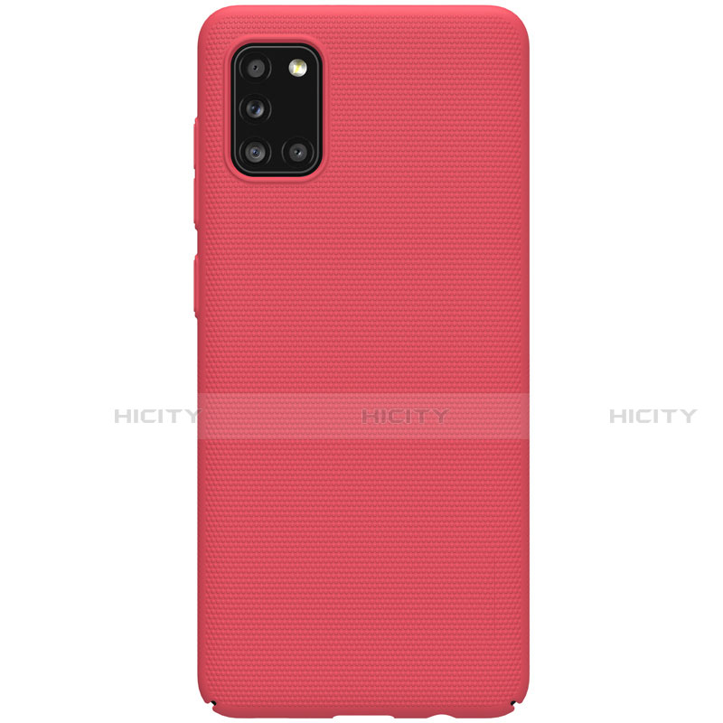 Custodia Plastica Rigida Cover Opaca M03 per Samsung Galaxy A31 Rosso