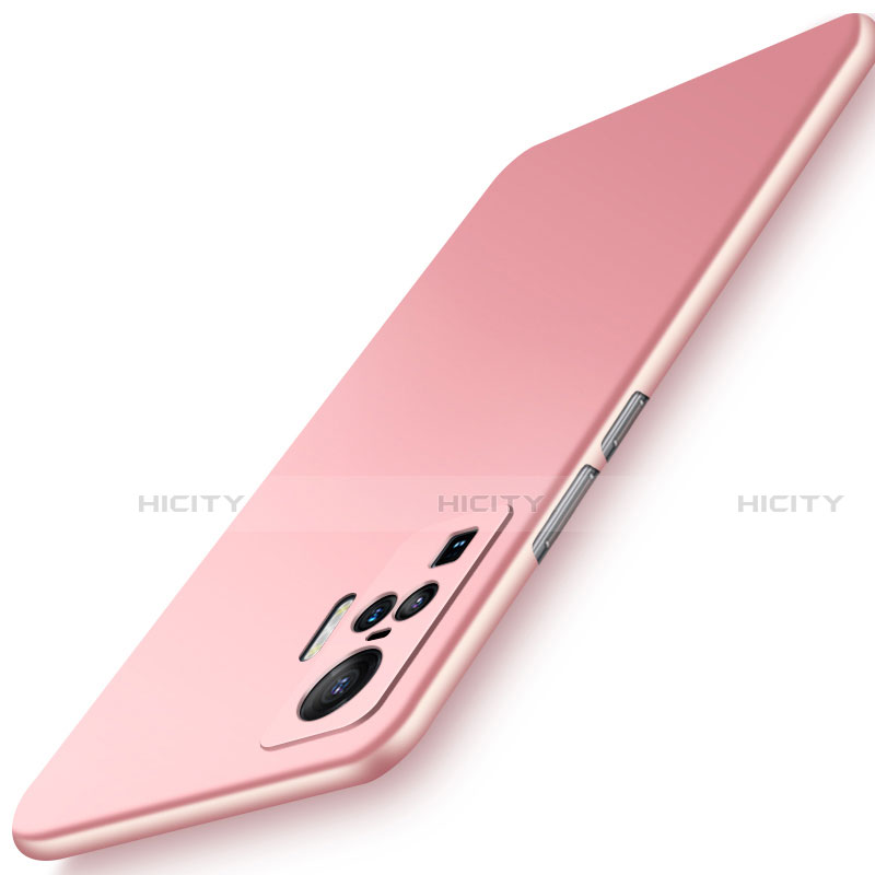 Custodia Plastica Rigida Cover Opaca M03 per Vivo X50 Pro 5G Oro Rosa