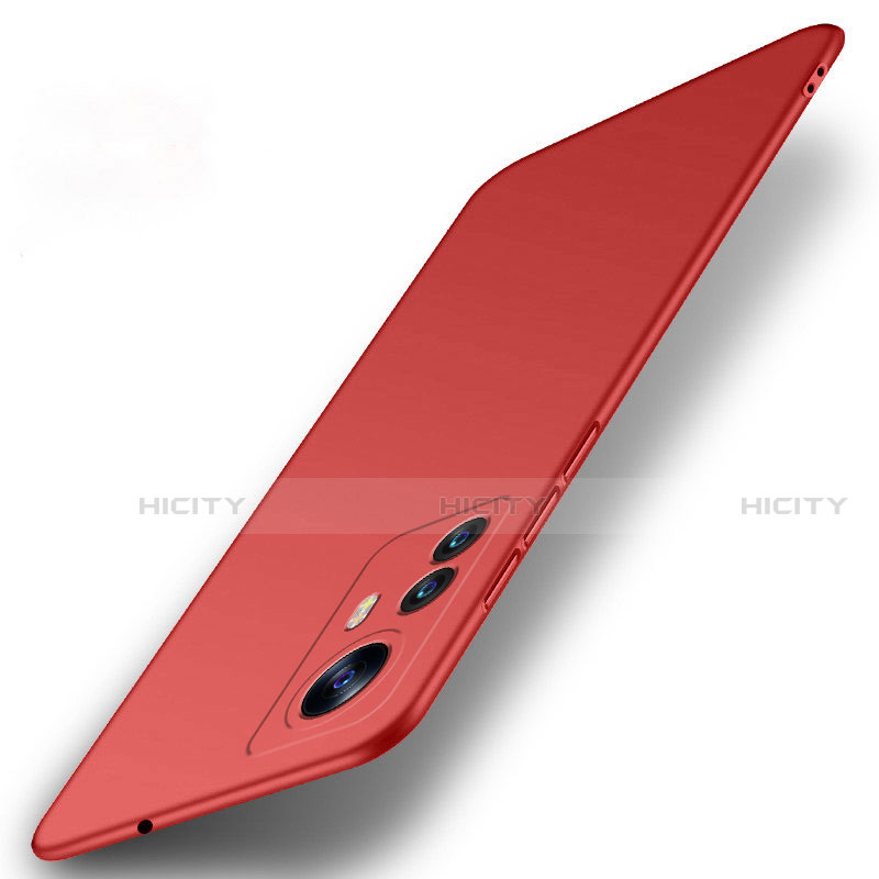 Custodia Plastica Rigida Cover Opaca M03 per Xiaomi Mi 12 5G Rosso