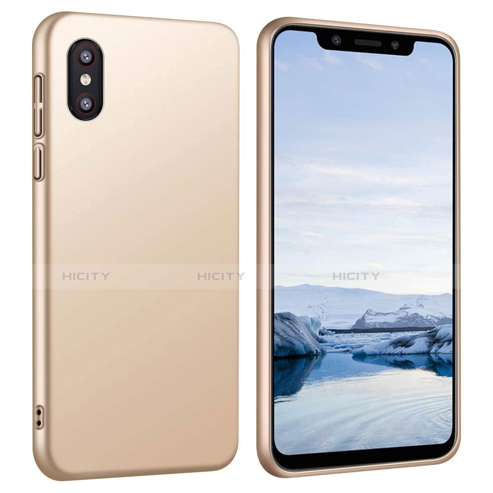 Custodia Plastica Rigida Cover Opaca M03 per Xiaomi Mi 8 Pro Global Version Oro