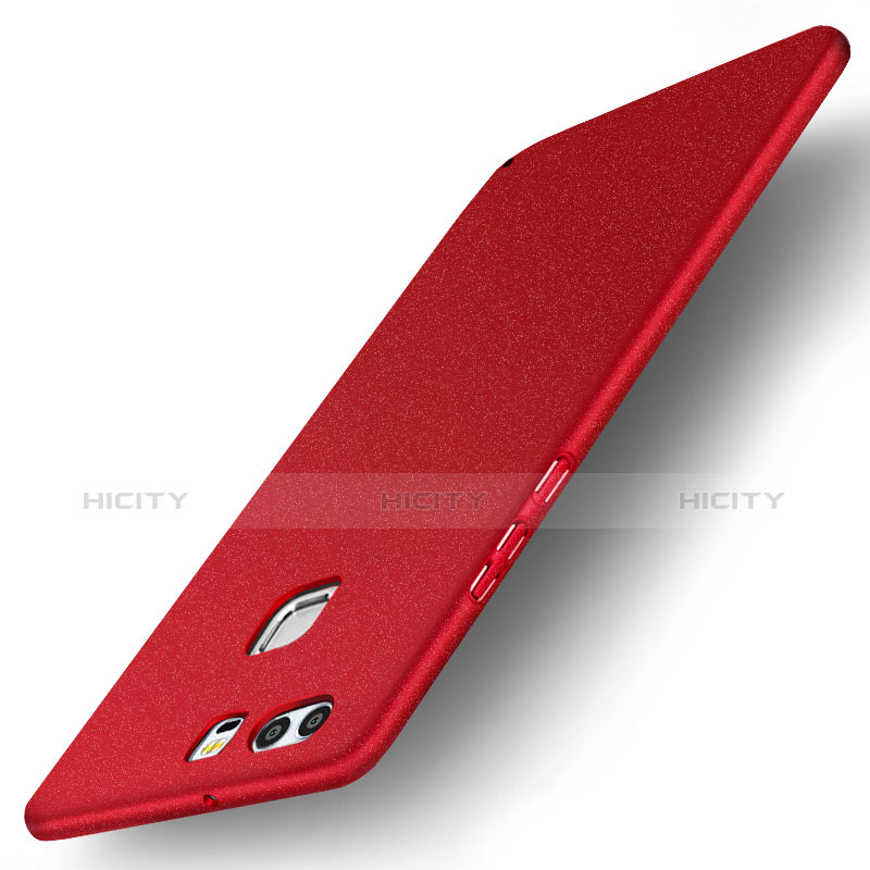 Custodia Plastica Rigida Cover Opaca M04 per Huawei P9 Plus Rosso