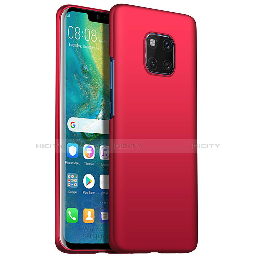 Custodia Plastica Rigida Cover Opaca M05 per Huawei Mate 20 Pro Rosso