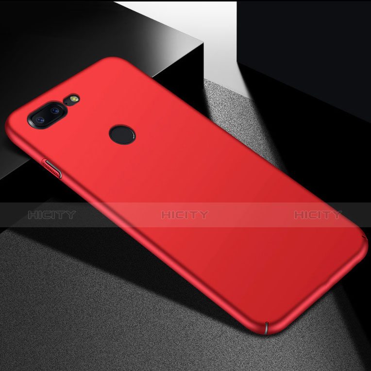 Custodia Plastica Rigida Cover Opaca M05 per OnePlus 5T A5010 Rosso