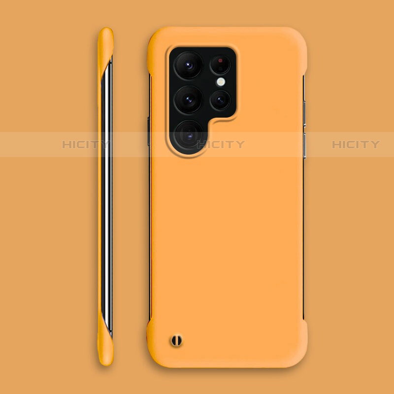 Custodia Plastica Rigida Cover Opaca M06 per Samsung Galaxy S21 Ultra 5G Arancione