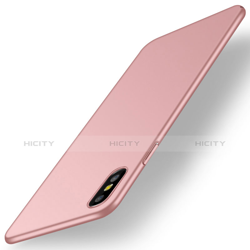Custodia Plastica Rigida Cover Opaca M15 per Apple iPhone Xs Oro Rosa