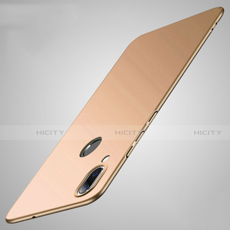 Custodia Plastica Rigida Cover Opaca P01 per Huawei Honor V10 Lite Oro