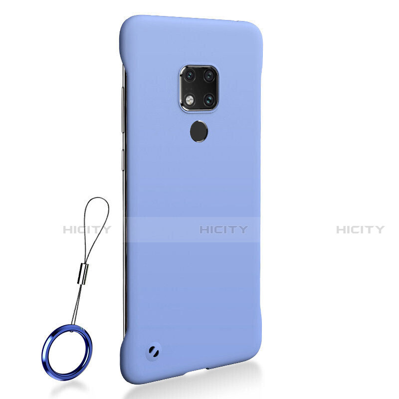 Custodia Plastica Rigida Cover Opaca P01 per Huawei Mate 20 Cielo Blu