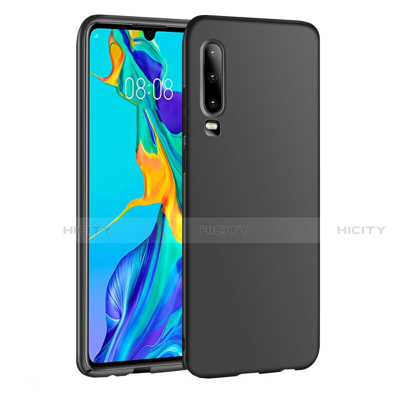 Custodia Plastica Rigida Cover Opaca P01 per Huawei P30 Nero