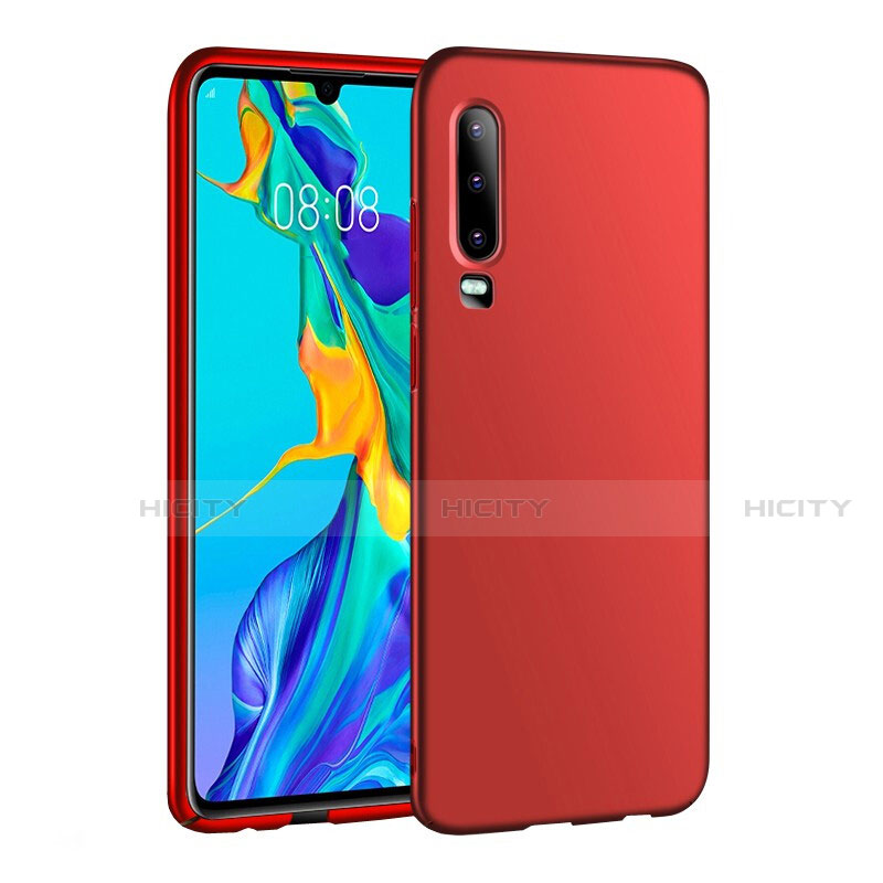 Custodia Plastica Rigida Cover Opaca P01 per Huawei P30 Rosso