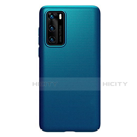 Custodia Plastica Rigida Cover Opaca P01 per Huawei P40 Blu