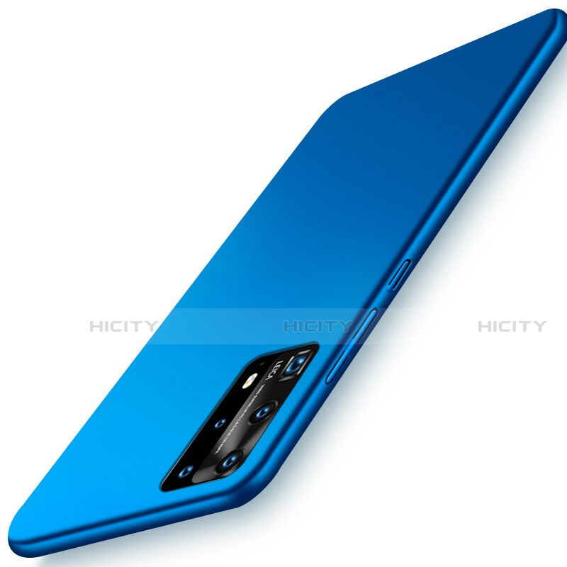 Custodia Plastica Rigida Cover Opaca P01 per Huawei P40 Pro+ Plus Blu