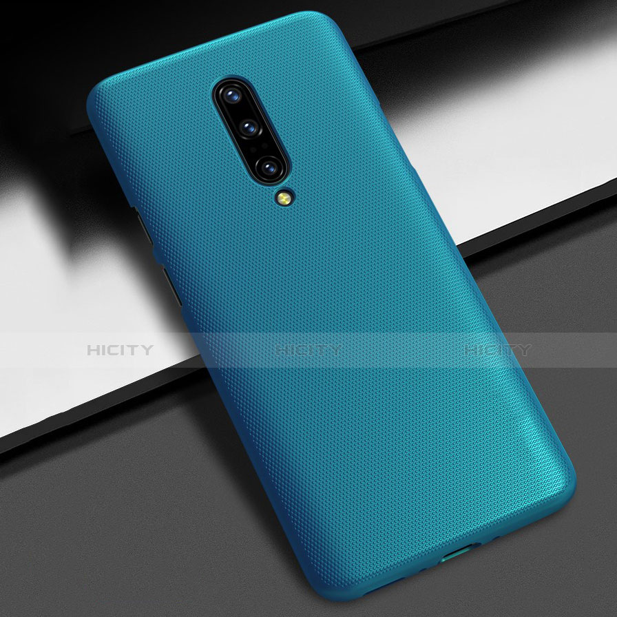 Custodia Plastica Rigida Cover Opaca P01 per OnePlus 7 Pro Cielo Blu