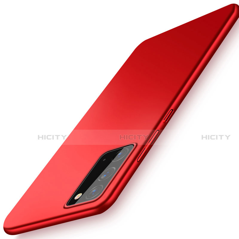 Custodia Plastica Rigida Cover Opaca P01 per Samsung Galaxy Note 20 5G Rosso
