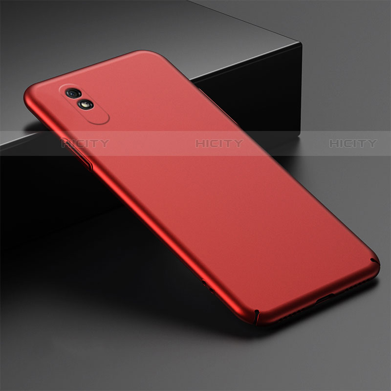 Custodia Plastica Rigida Cover Opaca P01 per Xiaomi Redmi 9A Rosso