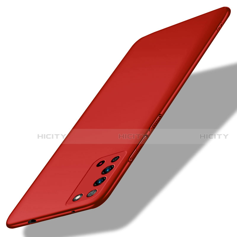 Custodia Plastica Rigida Cover Opaca P02 per Huawei Honor X10 5G Rosso