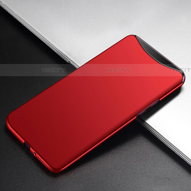 Custodia Plastica Rigida Cover Opaca P02 per Oppo Find X Rosso