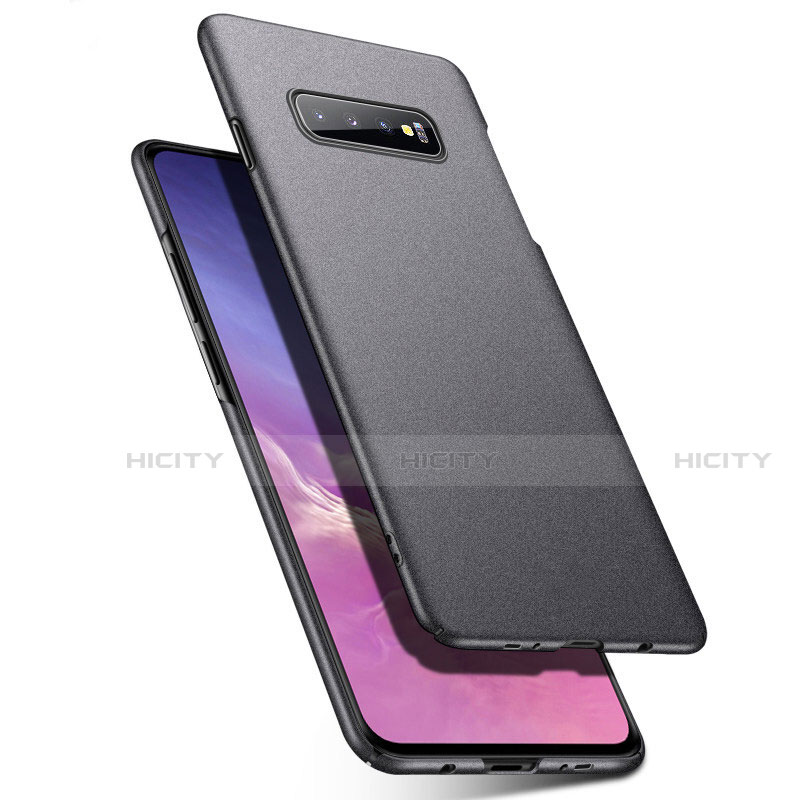 Custodia Plastica Rigida Cover Opaca P02 per Samsung Galaxy S10 Grigio Scuro