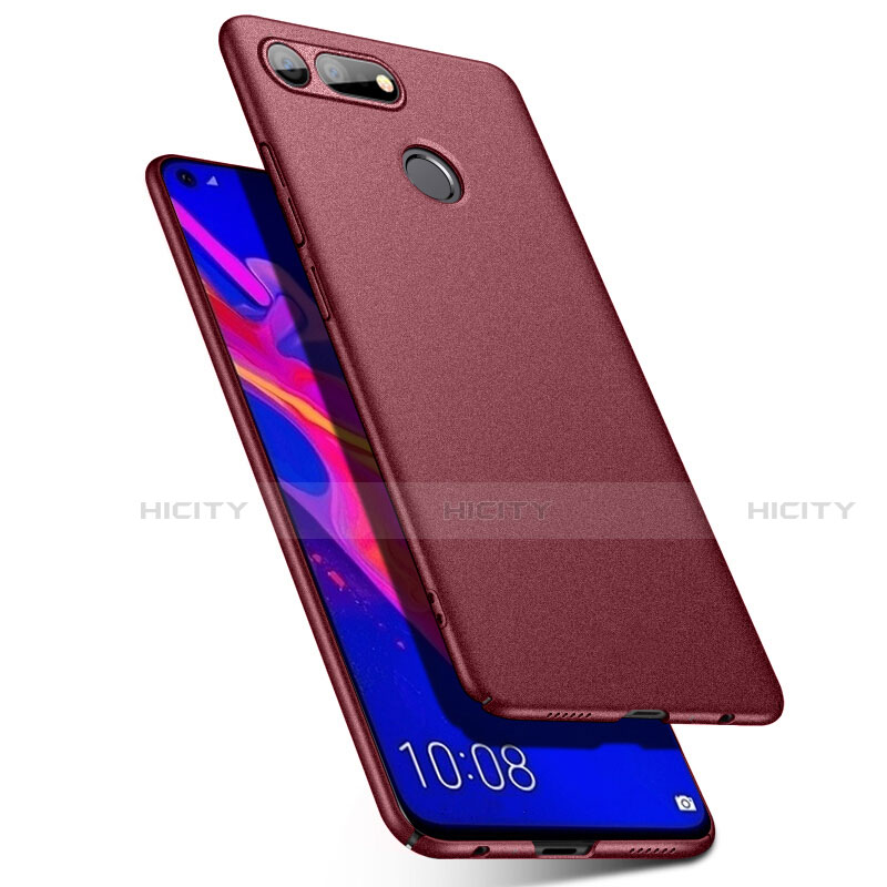 Custodia Plastica Rigida Cover Opaca P03 per Huawei Honor V20 Rosso Rosa