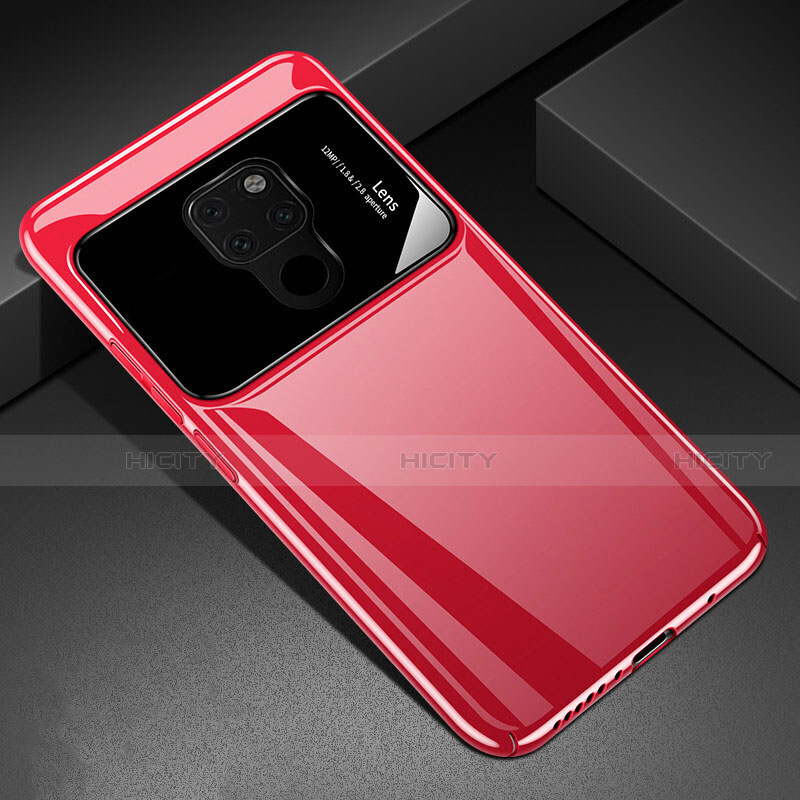 Custodia Plastica Rigida Cover Opaca P03 per Huawei Mate 20 X 5G Rosso
