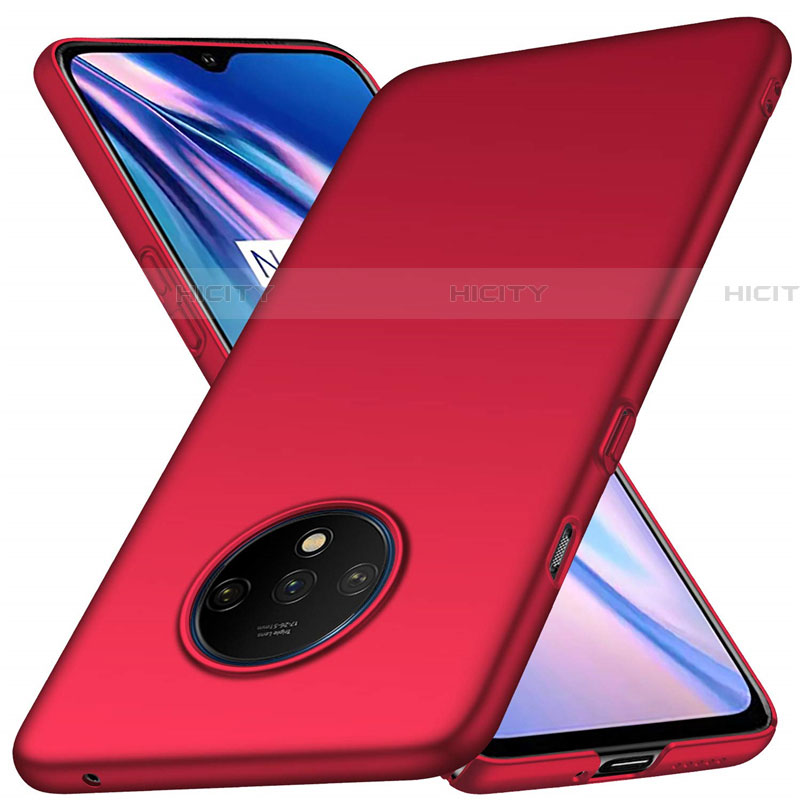 Custodia Plastica Rigida Cover Opaca P03 per OnePlus 7T Rosso