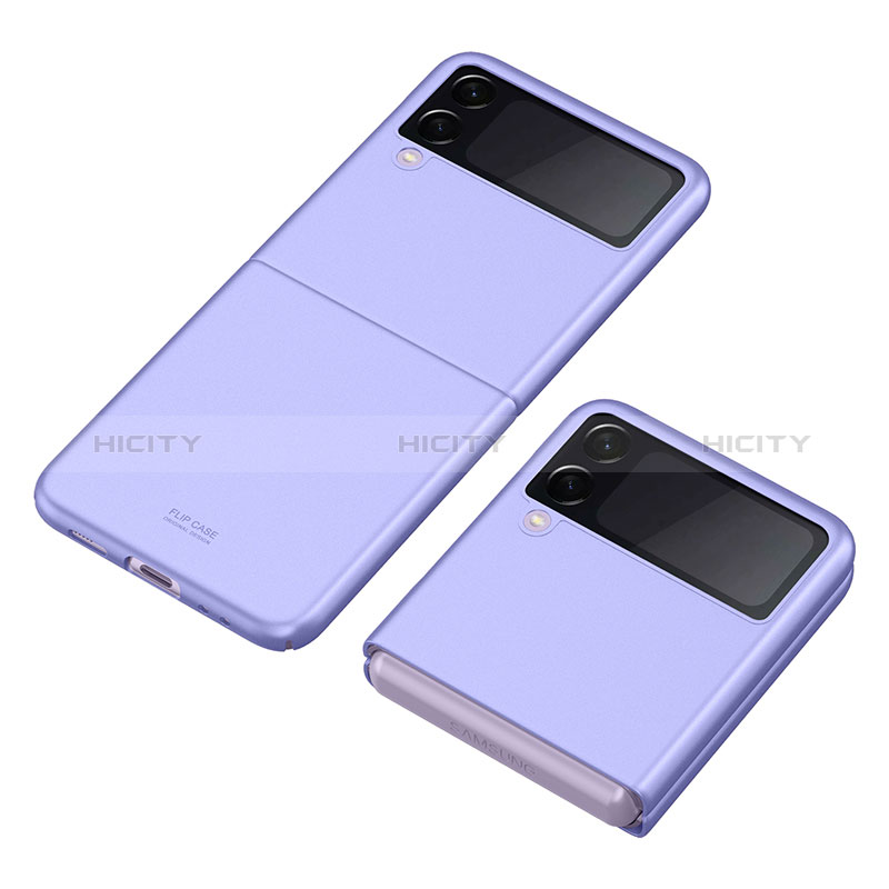 Custodia Plastica Rigida Cover Opaca P06 per Samsung Galaxy Z Flip3 5G Lavanda