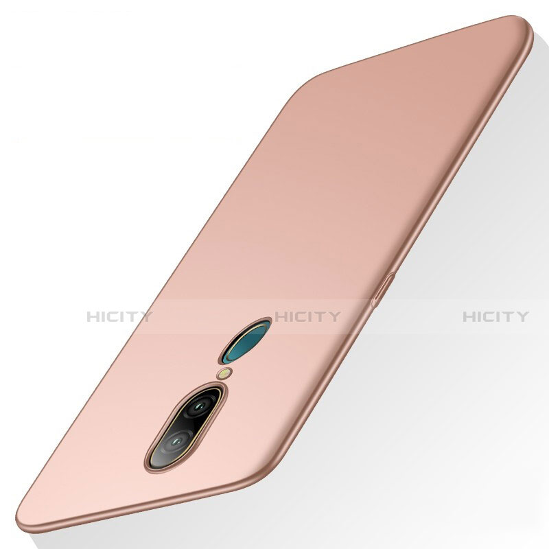 Custodia Plastica Rigida Cover Opaca per Oppo A9X Oro Rosa